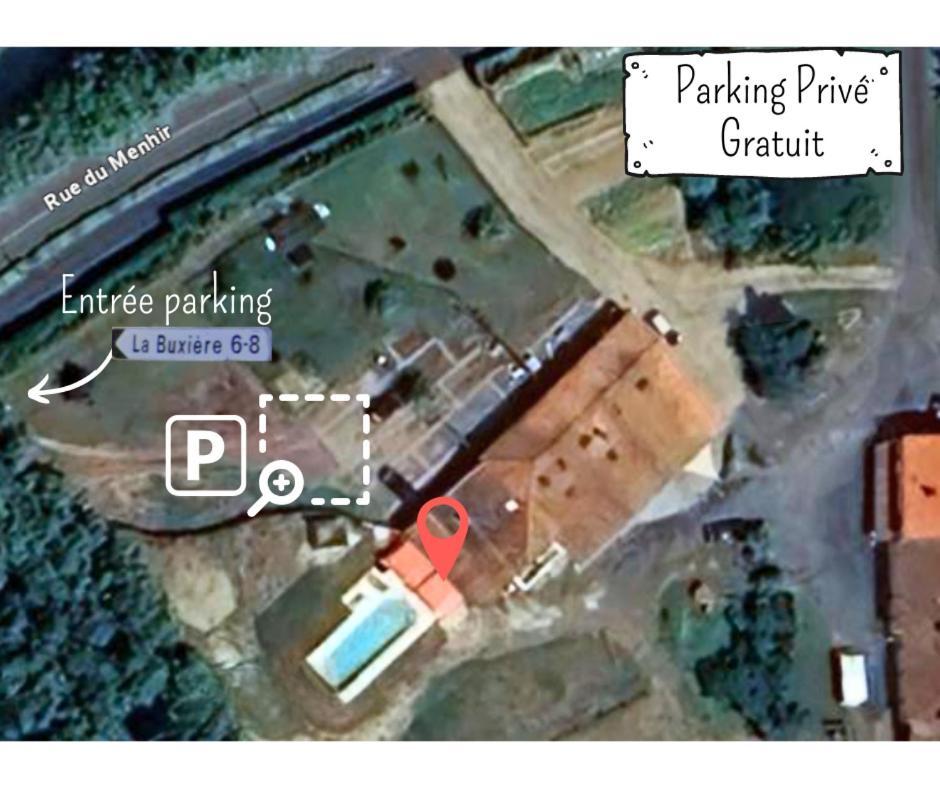 L'Evasion En Pierre Piscine Et Etang Prive Villa Sevremoine ภายนอก รูปภาพ