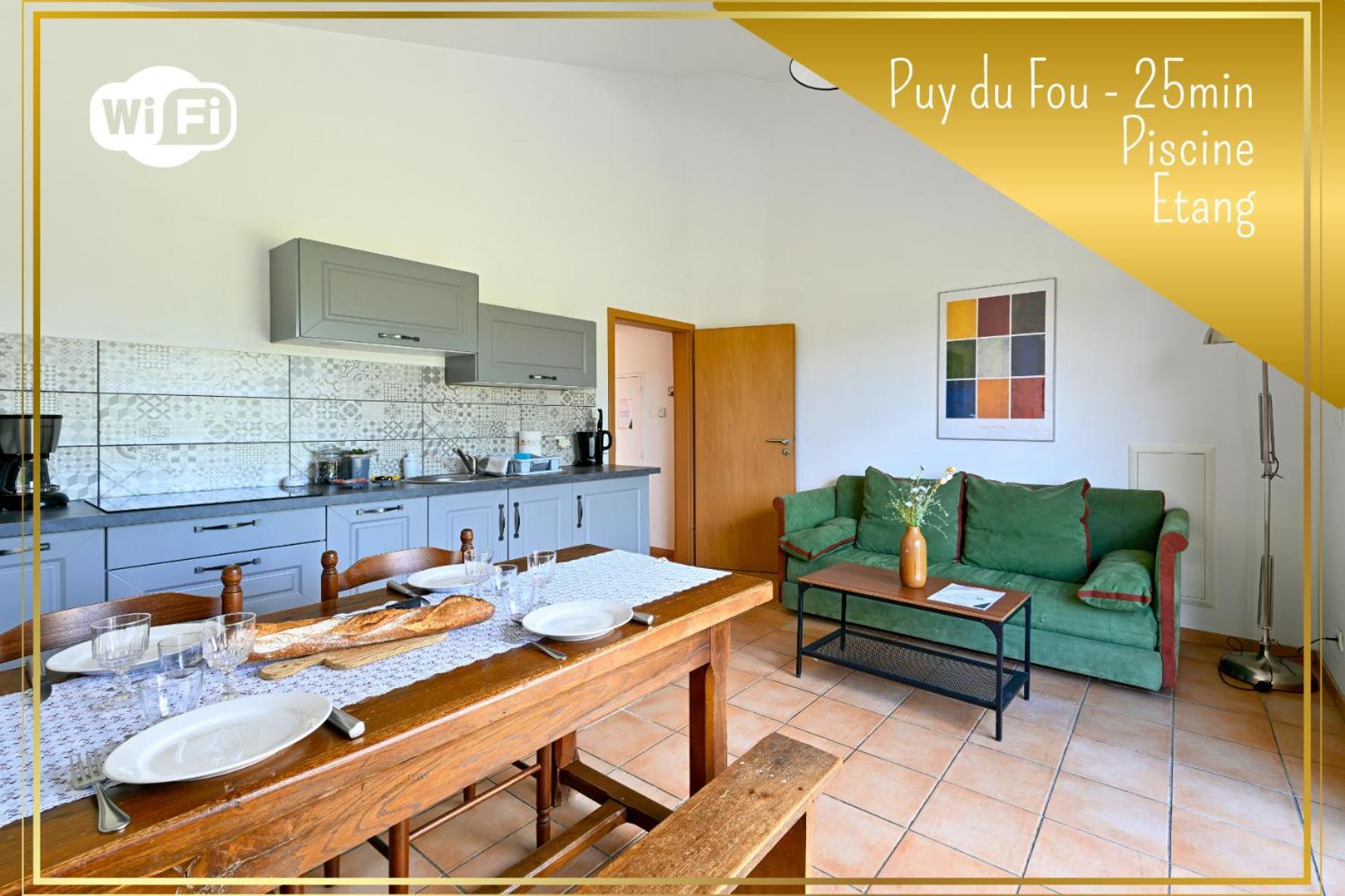 L'Evasion En Pierre Piscine Et Etang Prive Villa Sevremoine ภายนอก รูปภาพ